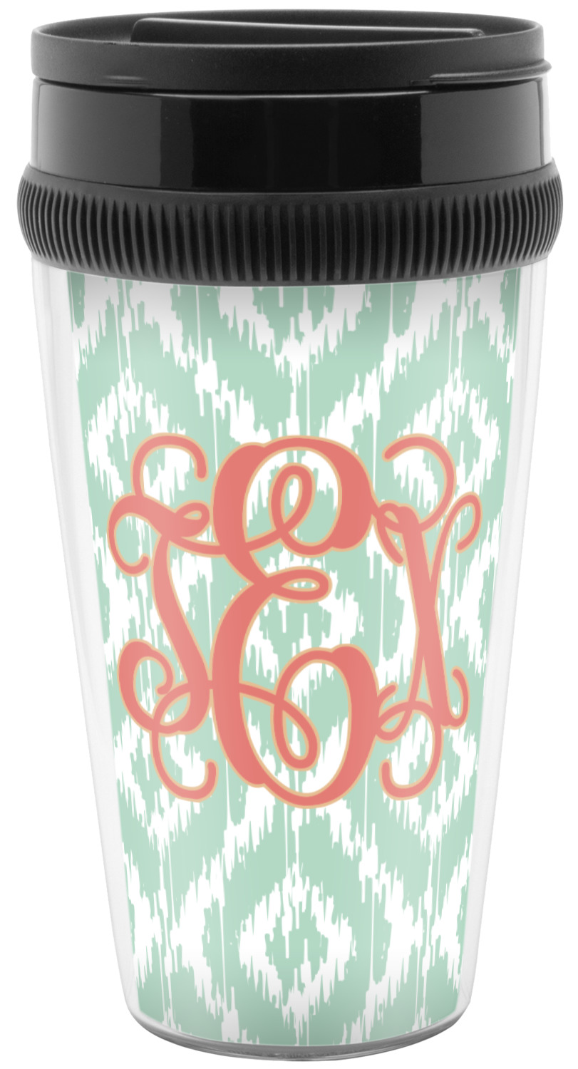 Monogram Acrylic Travel Mugs Personalized Youcustomizeit