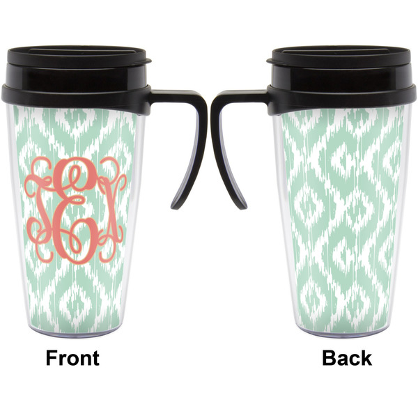 Monogram Travel Mug with Black Handle - Approval