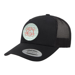 Monogram Trucker Hat - Black