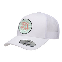 Monogram Trucker Hat - White