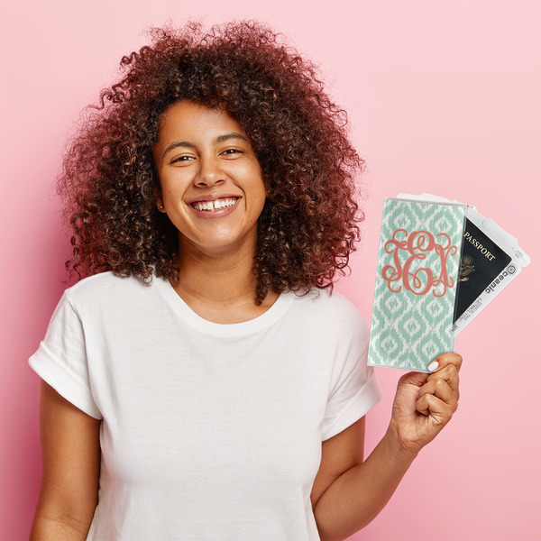 Monogram Vinyl Document Holder - LIFESTYLE