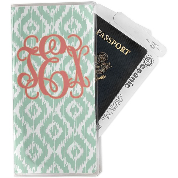 Custom Monogram Travel Document Holder