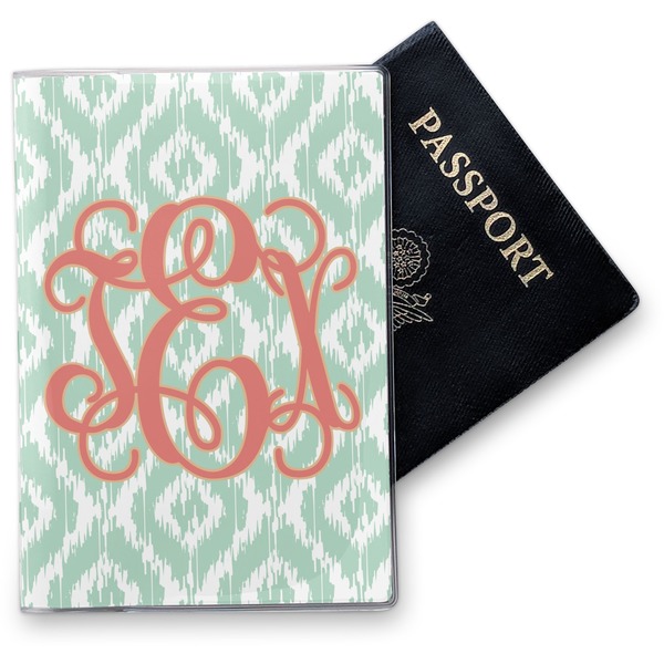 Custom Monogram Passport Holder - Vinyl Cover