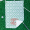 Monogram Waffle Weave Golf Towel - In Context