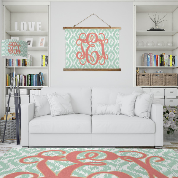 Monogram Wall Hanging Tapestry - IN CONTEXT