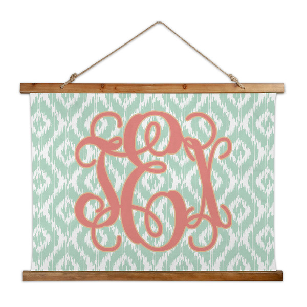 Custom Monogram Wall Hanging Tapestry - Wide