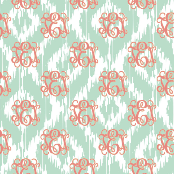 Custom Monogram Wallpaper & Surface Covering - Water Activated - 24" x 24" Sample
