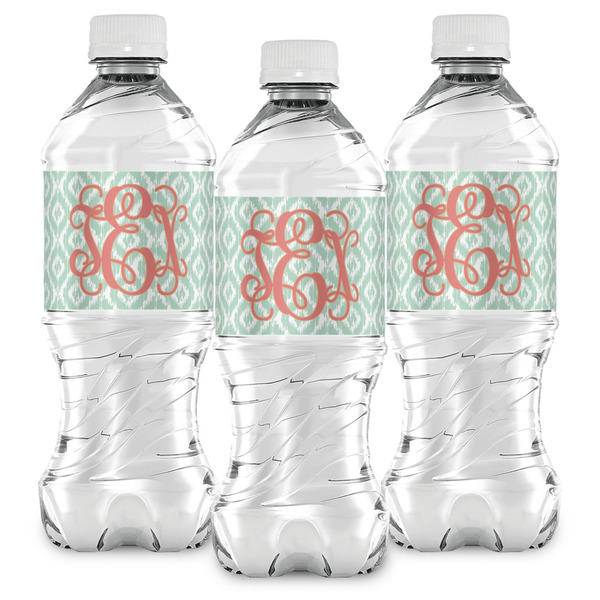 Monogram Water Bottle Labels - Front View