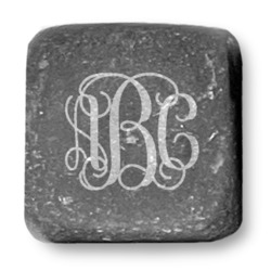 Monogram Whiskey Stone Set - Laser Engraved