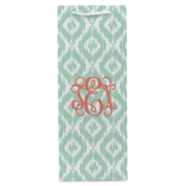 Monogram Wine Gift Bag - Gloss - Front