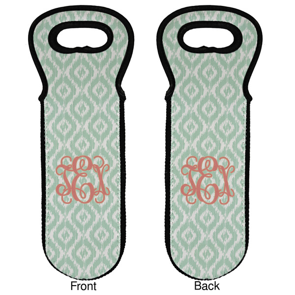 Monogram Wine Tote Front & Back