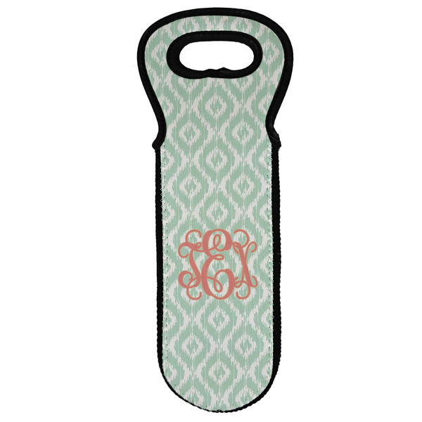 Custom Monogram Wine Tote Bag