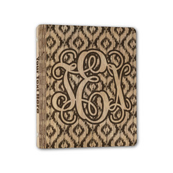 Monogram Wood 3-Ring Binder - 1" Half-Letter Size