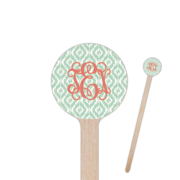 Custom Monogram Round Wooden Stir Sticks