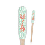 Monogram Paddle Wooden Food Picks - Double-Sided
