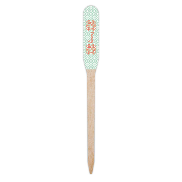 Monogram Wooden Food Pick - Paddle - Single Pick