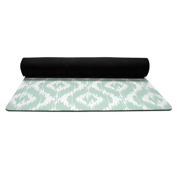 Monogram Yoga Mat Rolled up Black Rubber Backing