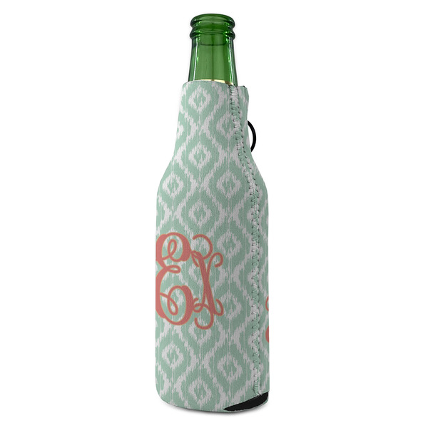 Monogram Zipper Bottle Cooler - ANGLE (bottle)