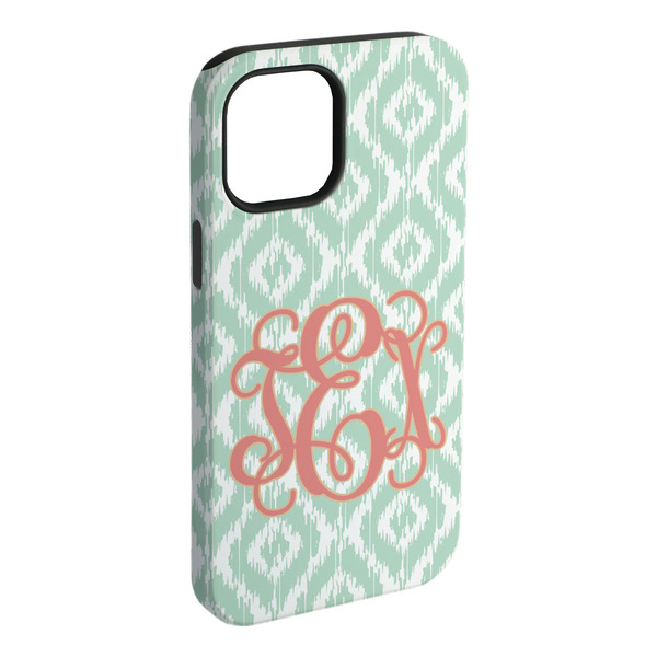 Custom Monogram iPhone Case - Rubber Lined - iPhone 15 Pro Max