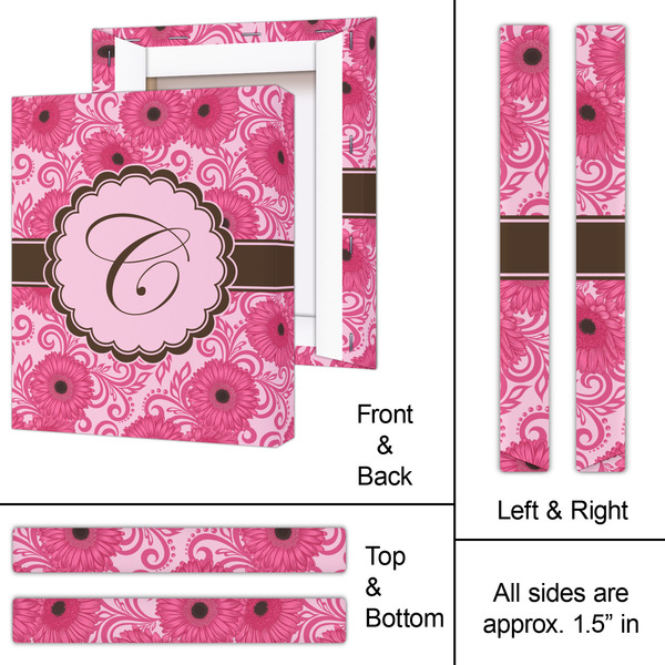 Gerbera Daisy 11x14 - Canvas Print - Approval