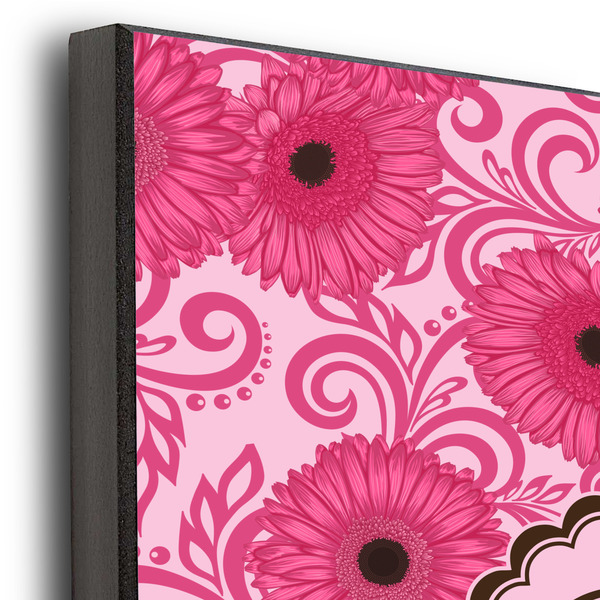 Gerbera Daisy 11x14 Wood Print - Closeup