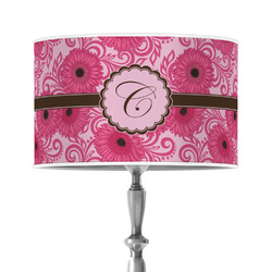 Gerbera Daisy 12" Drum Lamp Shade - Poly-film (Personalized)