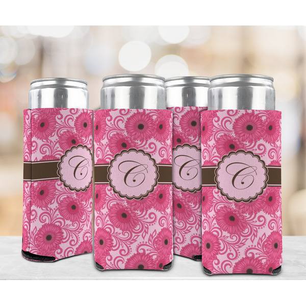 Gerbera Daisy 12oz Tall Can Sleeve - Set of 4 - LIFESTYLE