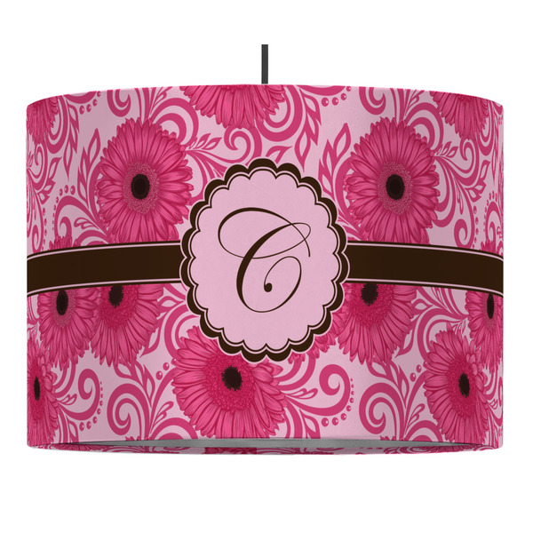 Custom Gerbera Daisy Drum Pendant Lamp (Personalized)