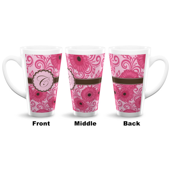 Gerbera Daisy 16 Oz Latte Mug - Approval