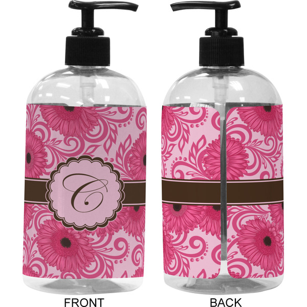 Gerbera Daisy 16 oz Plastic Liquid Dispenser (Approval)