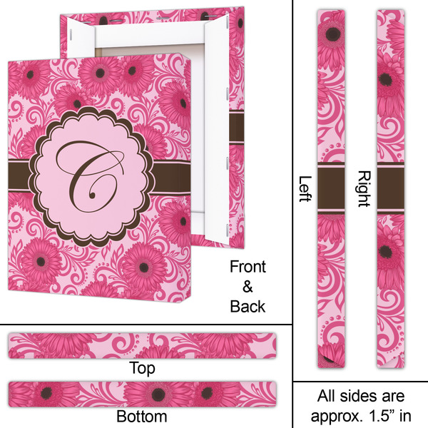 Gerbera Daisy 16x20 - Canvas Print - Approval