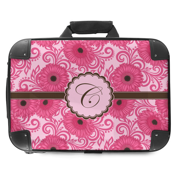 Custom Gerbera Daisy Hard Shell Briefcase - 18" (Personalized)