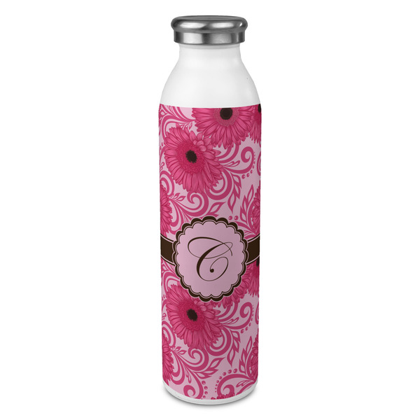 Custom Gerbera Daisy 20oz Stainless Steel Water Bottle - Full Print (Personalized)