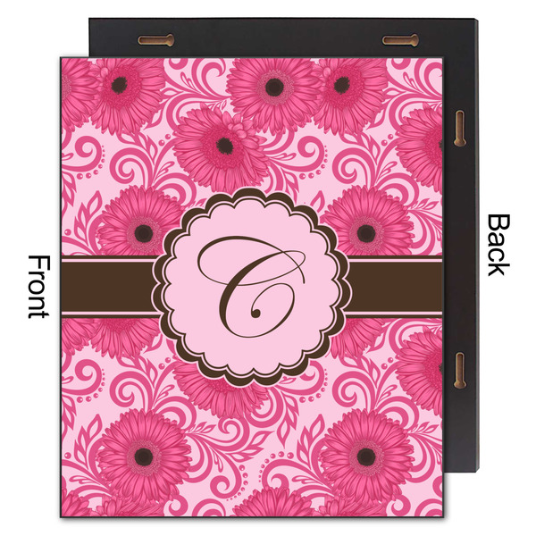 Gerbera Daisy 20x24 Wood Print - Front & Back View