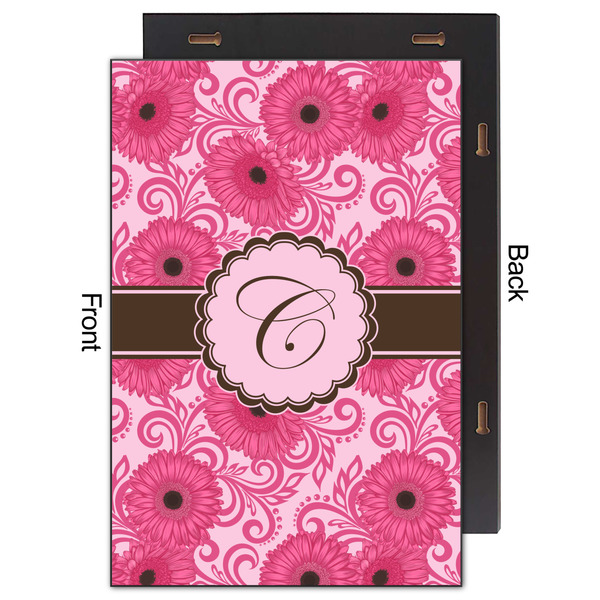 Gerbera Daisy 20x30 Wood Print - Front & Back View