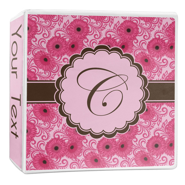 Custom Gerbera Daisy 3-Ring Binder - 2 inch (Personalized)