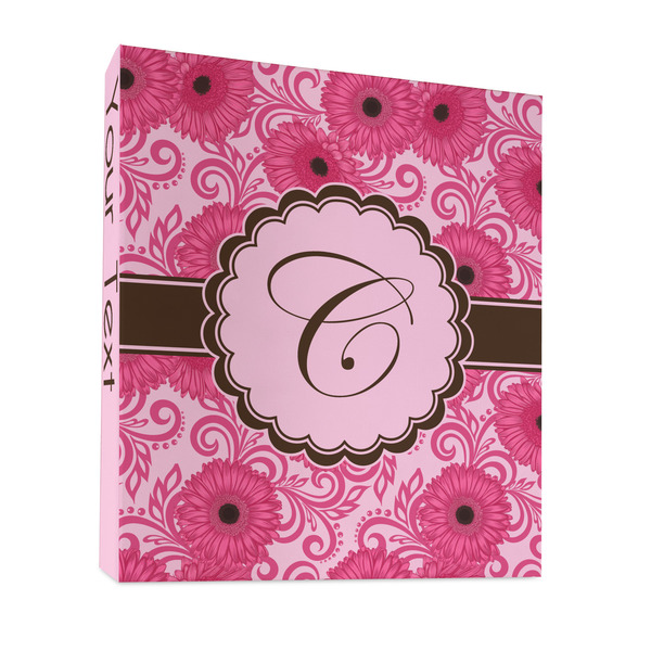 Gerbera Daisy 3 Ring Binders - Full Wrap - 1" - FRONT