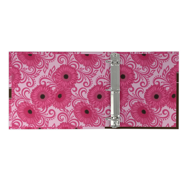 Gerbera Daisy 3 Ring Binders - Full Wrap - 2" - OPEN INSIDE