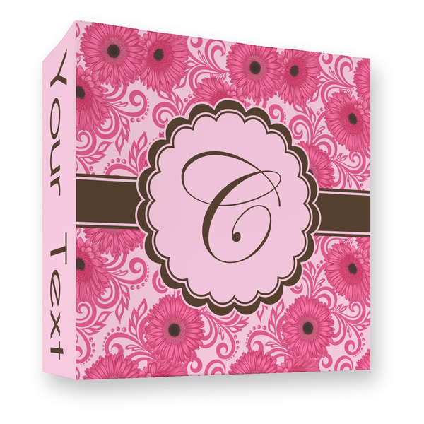 Gerbera Daisy 3 Ring Binders - Full Wrap - 3" - FRONT