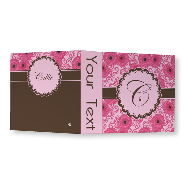 Gerbera Daisy 3 Ring Binders - Full Wrap - 3" - OPEN OUTSIDE