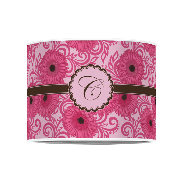 Gerbera Daisy 8" Drum Lampshade - FRONT (Poly Film)