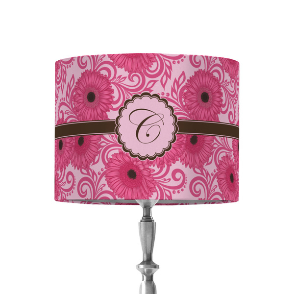 Custom Gerbera Daisy 8" Drum Lamp Shade - Fabric (Personalized)