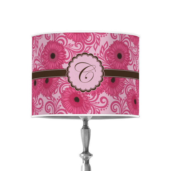 Gerbera Daisy 8" Drum Lampshade - ON STAND (Poly Film)