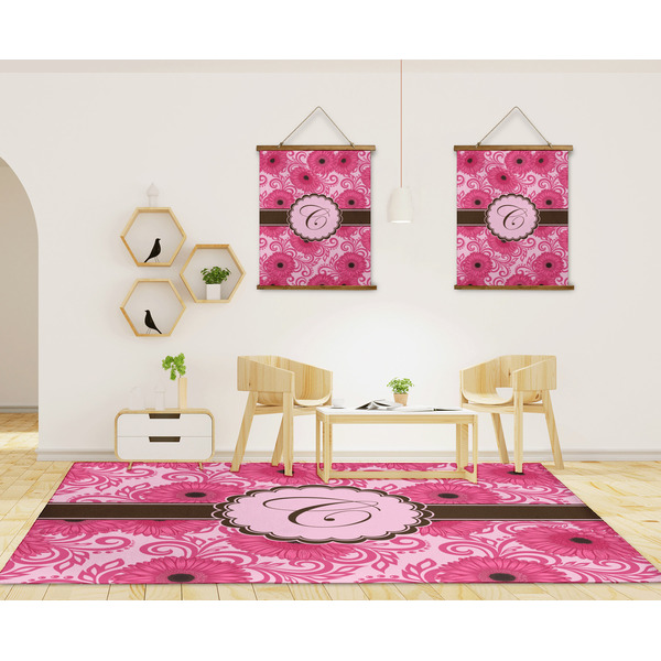Gerbera Daisy 8'x10' Indoor Area Rugs - IN CONTEXT