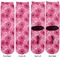 Gerbera Daisy Adult Crew Socks - Double Pair - Front and Back - Apvl