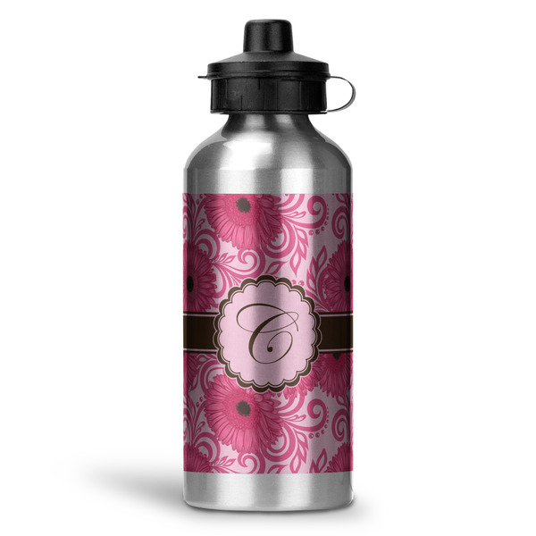 Custom Gerbera Daisy Water Bottle - Aluminum - 20 oz (Personalized)