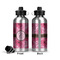 Gerbera Daisy Aluminum Water Bottle - Front and Back