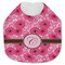 Gerbera Daisy Jersey Knit Baby Bib w/ Initial