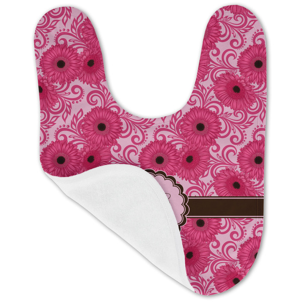 Gerbera Daisy Baby Bib - AFT folded