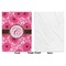 Gerbera Daisy Baby Blanket (Single Side - Printed Front, White Back)